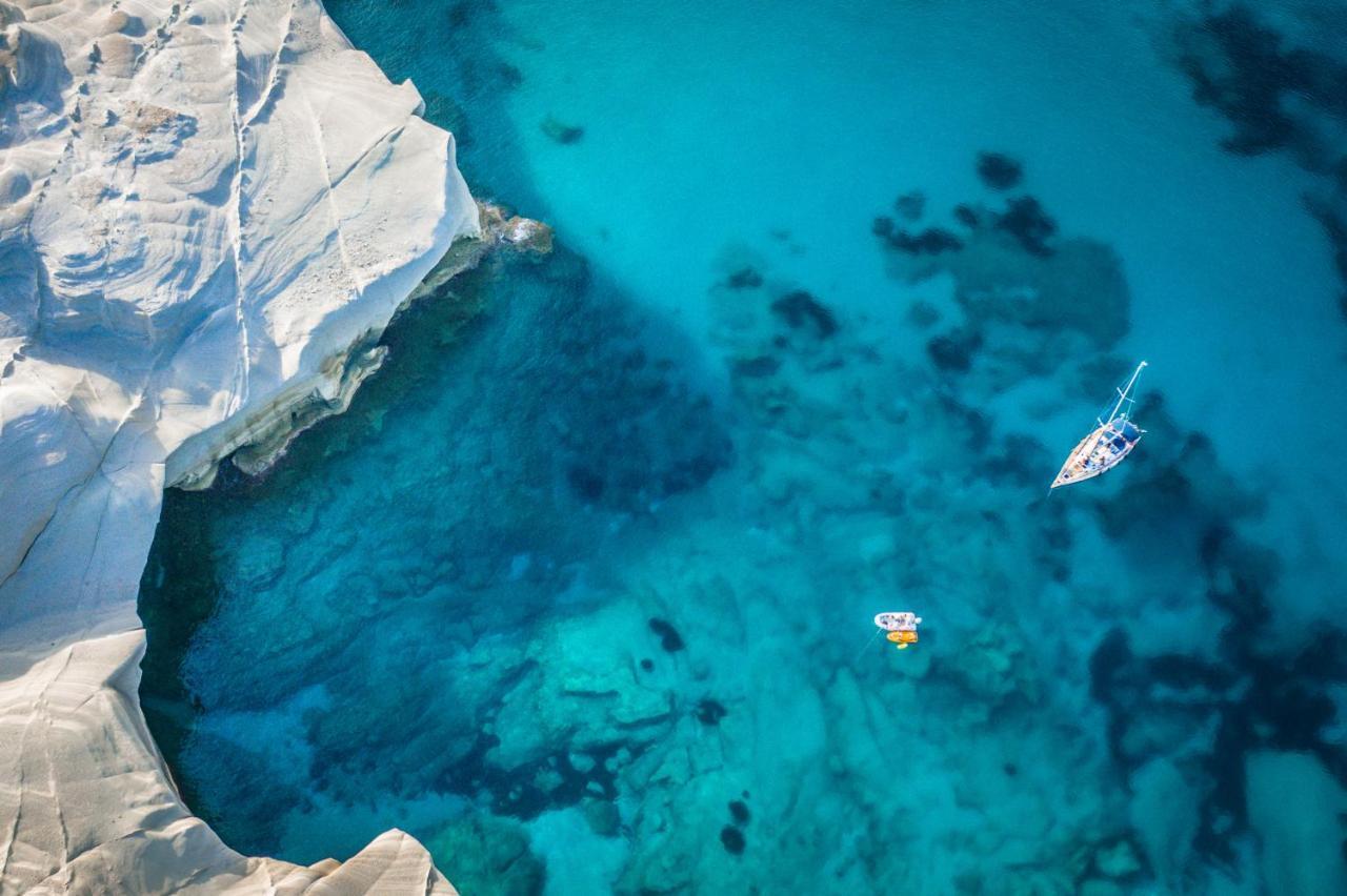 Psaravolada Hotel Milos Ajía Kiriakí-part Kültér fotó