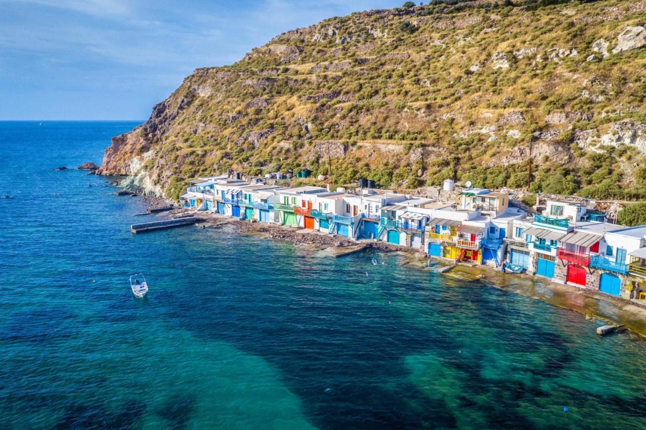 Psaravolada Hotel Milos Ajía Kiriakí-part Kültér fotó