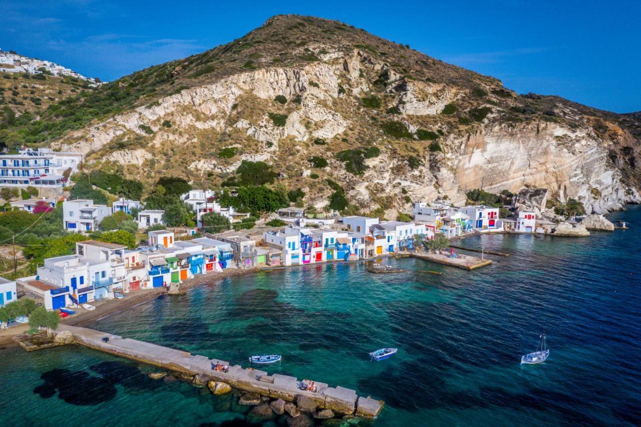 Psaravolada Hotel Milos Ajía Kiriakí-part Kültér fotó