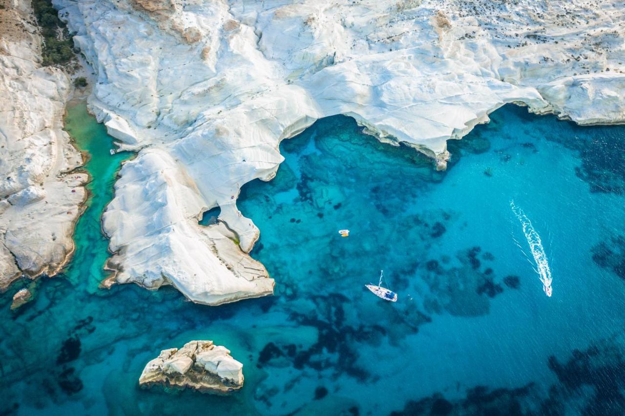 Psaravolada Hotel Milos Ajía Kiriakí-part Kültér fotó